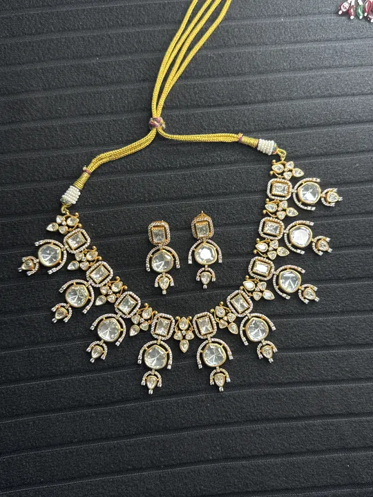 22K Gold Plated Necklace Set from Desi Girl Gems