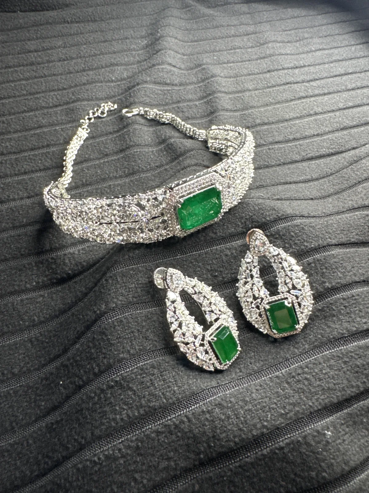 Green Dublet Chocker from Desi Girl Gems