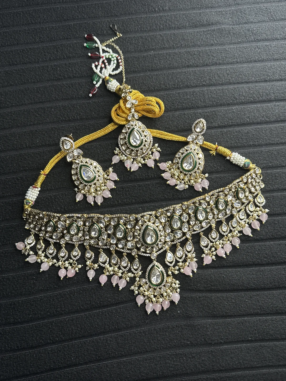 Tiyani Kundan Necklace Set from Desi Girl Gems