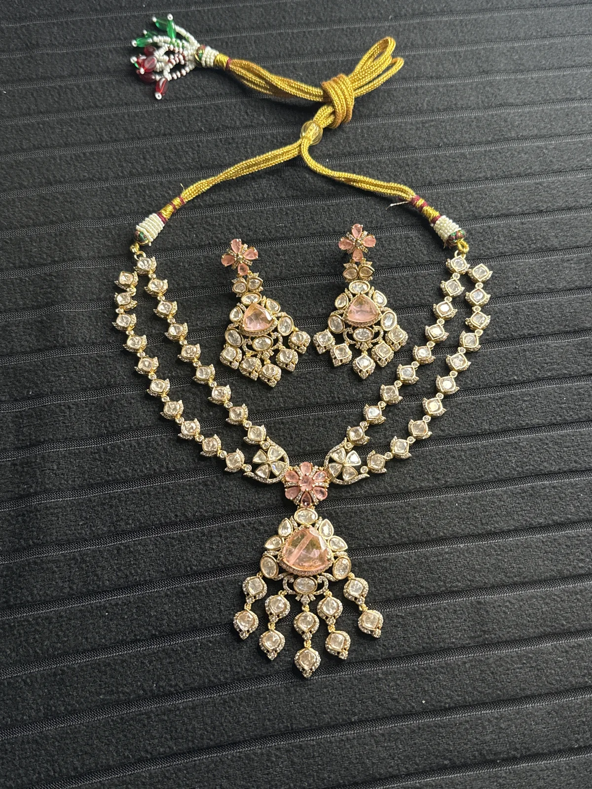 22K Gold Plated Layered Necklace Set from Desi Girl Gems