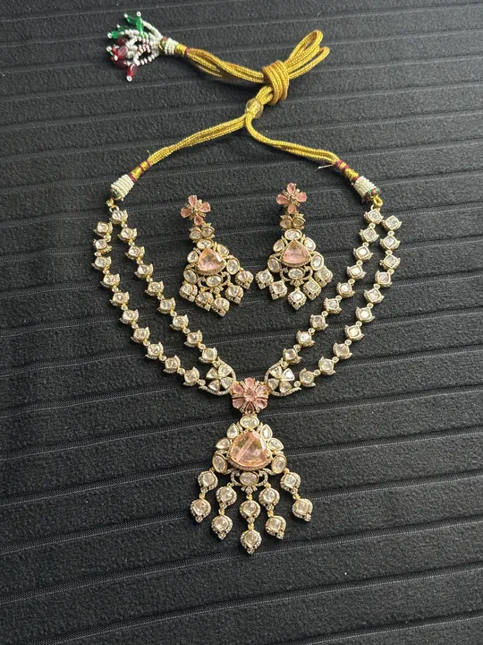 22K Gold Plated Layered Necklace Set from Desi Girl Gems