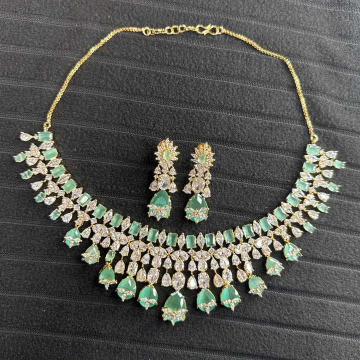 Mint Necklace Set from Desi Girl Gems