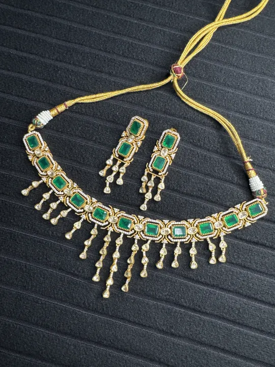 22K Gold Plated Necklace Set from Desi Girl Gems