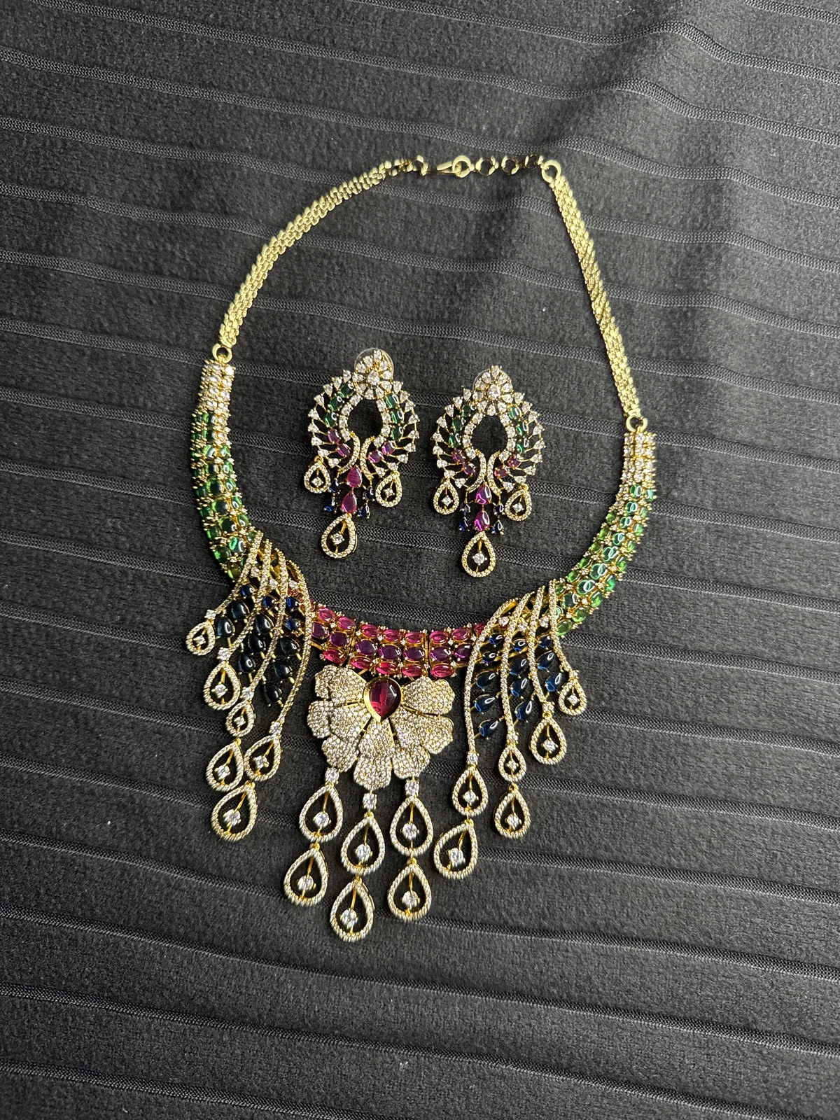 Multi-color Necklace Set from Desi Girl Gems