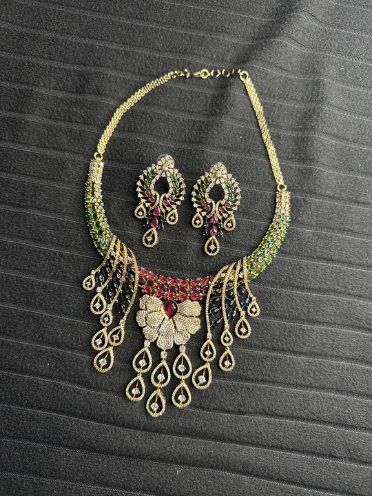 Multi-color Necklace Set from Desi Girl Gems