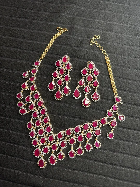 Ruby Necklace Set from Desi Girl Gems