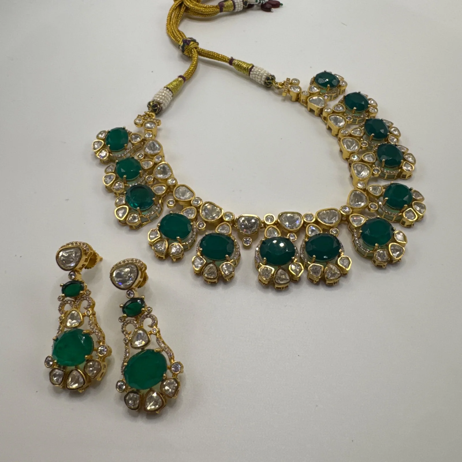 22k gold plated Necklace Set from Desi Girl Gems