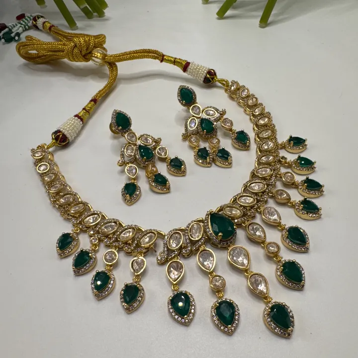 22k Gold plated Necklace Set from Desi Girl Gems