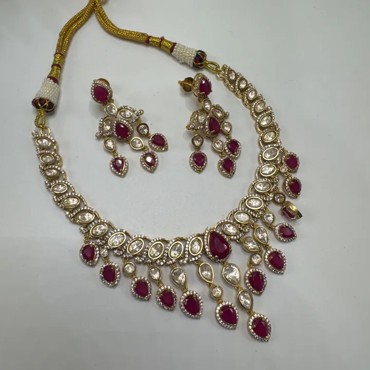 22k Gold plated Necklace Set from Desi Girl Gems