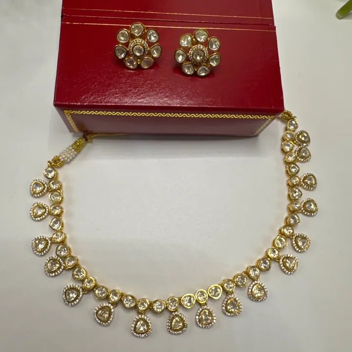 22k Gold plated Necklace Set from Desi Girl Gems